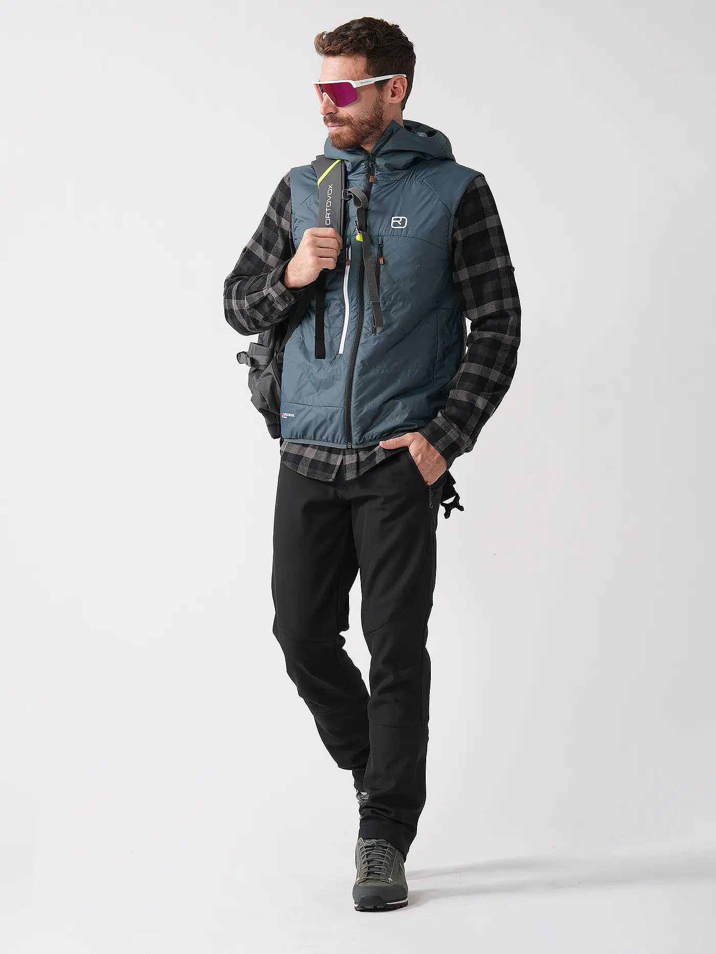 ORTOVOX | Herren Isoweste Piz Boé Swisswool | petrol